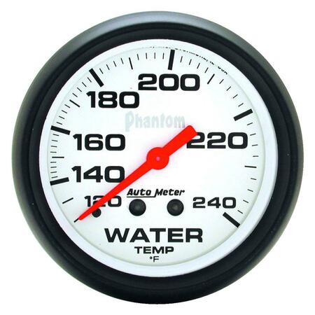 AUTO METER Phantom Water Temperature In-Dash Gauge 5832